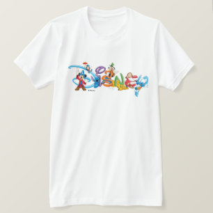 T-shirt Logo Disney Mickey et amis Cravate-Dye