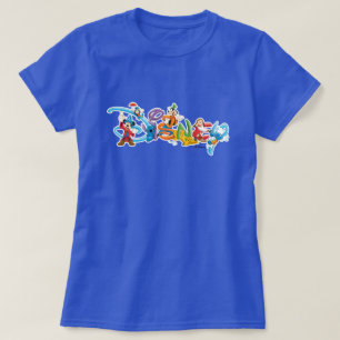 T-shirt Logo Disney   Mickey et amis Cravate-Dye