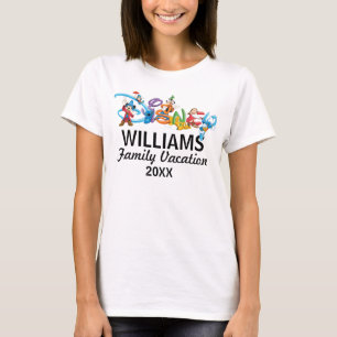 T-shirt Logo Disney   Mickey et amis - Vacances en famille