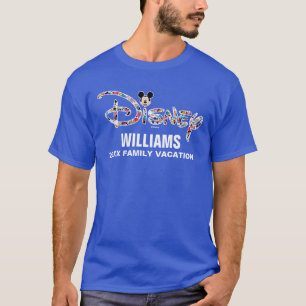 T-shirt Logo Disney Mickey & Friends - Vacances en famill