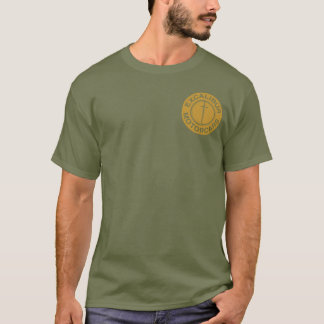 T-shirt Logo d'or d'automobiles d'Excalibur