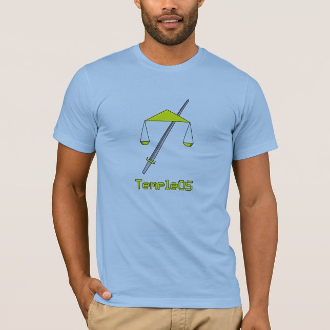 T-shirt Logo d'OS de temple (Devant)