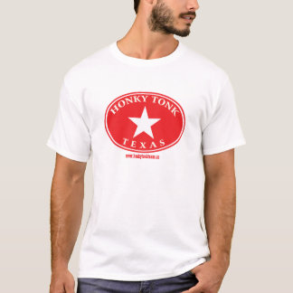 T-shirt Logo d'ovale de Tonk le Texas de Honky