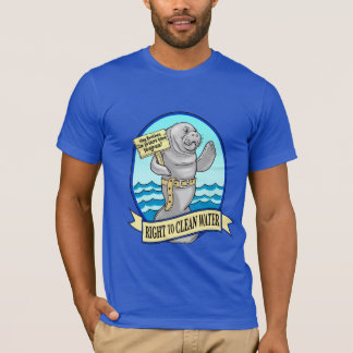 T-shirt Logo Droit À L'Eau Propre