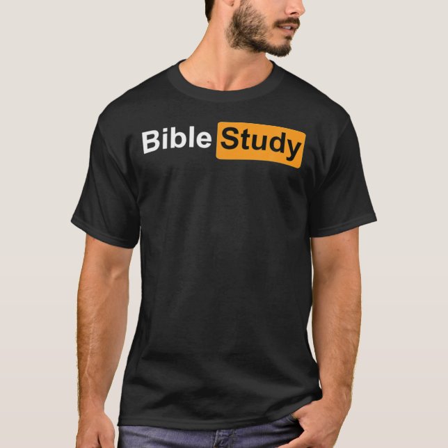 T-shirt Logo du centre d'étude de la Bible Funny Sarcastiq (Devant)