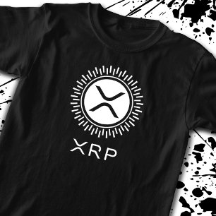 T-shirt Logo du cercle décoratif XRP Cryptomonnaie Crypto