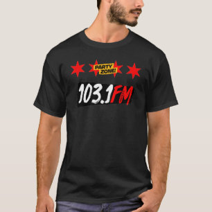 T-shirt Logo du Chicago Stars Party Zone 103.1 FM