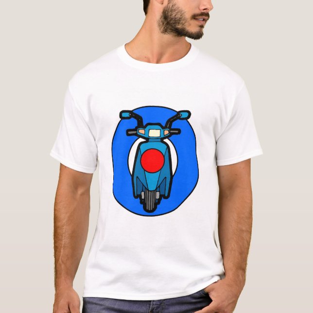 T-shirt Logo du Club Scooter (Devant)