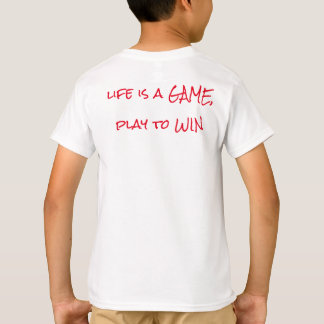 T-shirt Logo du joueur Tee "La vie est un JEU, jouer pour 