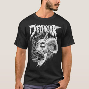T-shirt logo du meilleur crâne bande rock dethklok mestiko