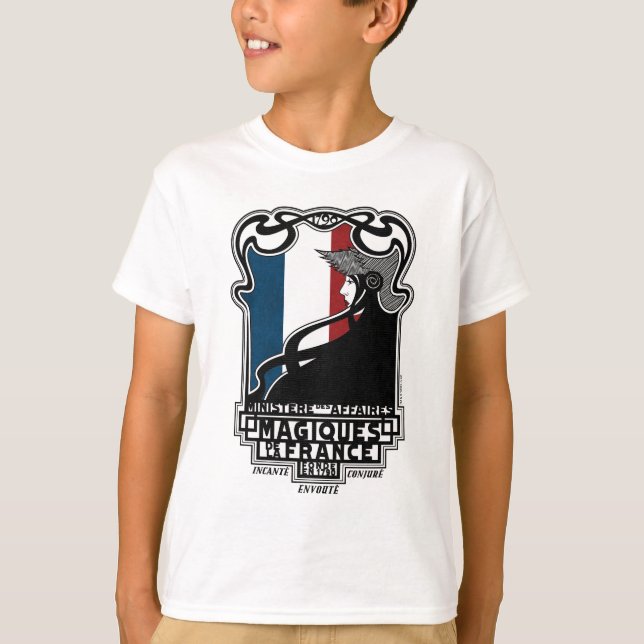 T-shirt Logo du ministère des Affaires magiques de la Fran (Devant)