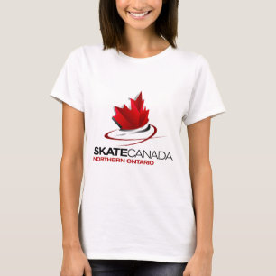 T-shirt Logo du nord du Canada Ontario de patin