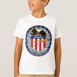 T-shirt Logo du patch de mission NASA Apollo 16