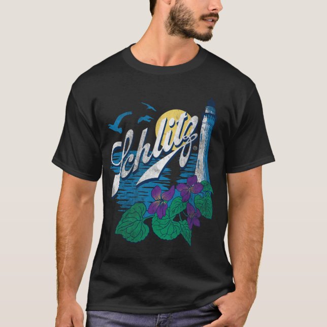 T-shirt Logo du phare de Schlitz (Devant)