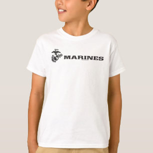 T-shirt Logo d'usmc - noir