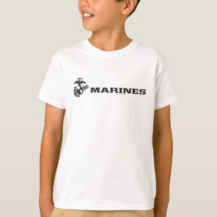 T-shirt Logo d'usmc - noir