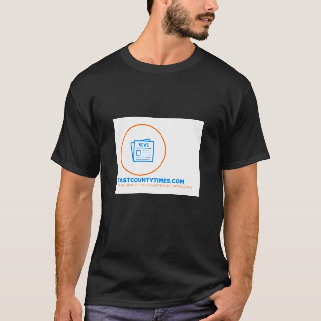 T-shirt logo Eastcountytimes.com (Devant)