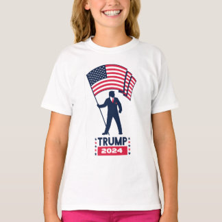 T-shirt Logo Élection 2024 Donald Trump Pour Président T-
