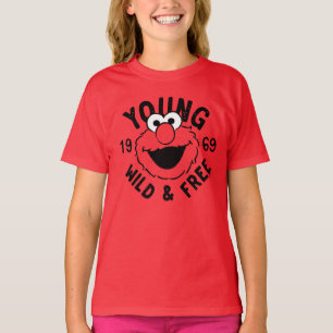 T-shirt Logo Elmo Skate - Jeune, Sauvage & Libre 1969