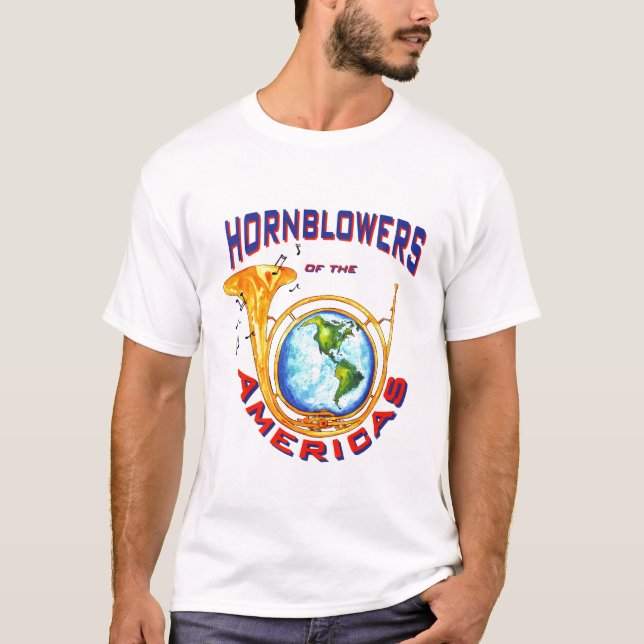 T-shirt Logo en lettres de Hornblower (Devant)