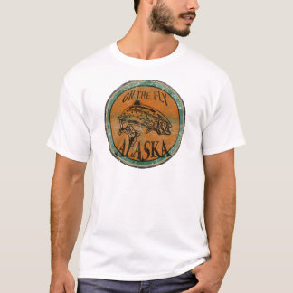 T-SHIRT LOGO EN MARCHE DE CRU DE L'ALASKA