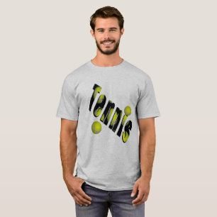 T-shirt Logo Et Ballons De Tennis,