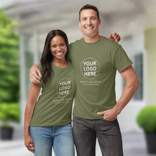 T-shirt Logo et texte personnalisés l Green Business Unifo