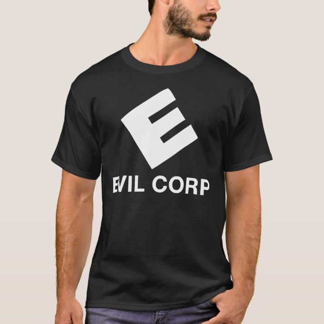 T-shirt Logo Evil Corp - Mr Robot Essential  (Devant)