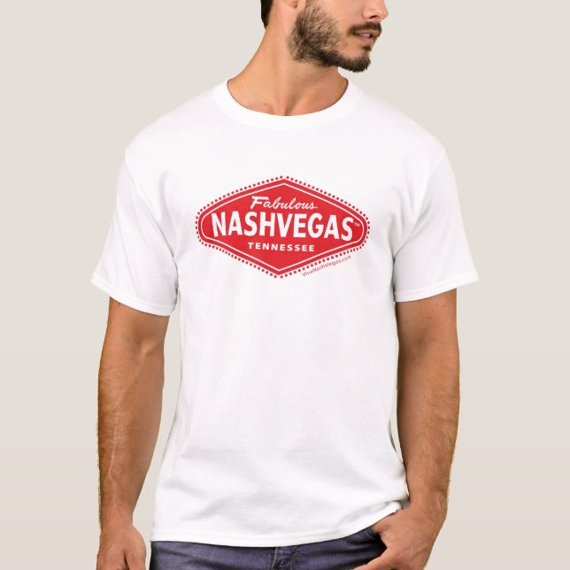 T-shirt Logo fabuleux de diamant de NASHVEGAS TM (Devant)