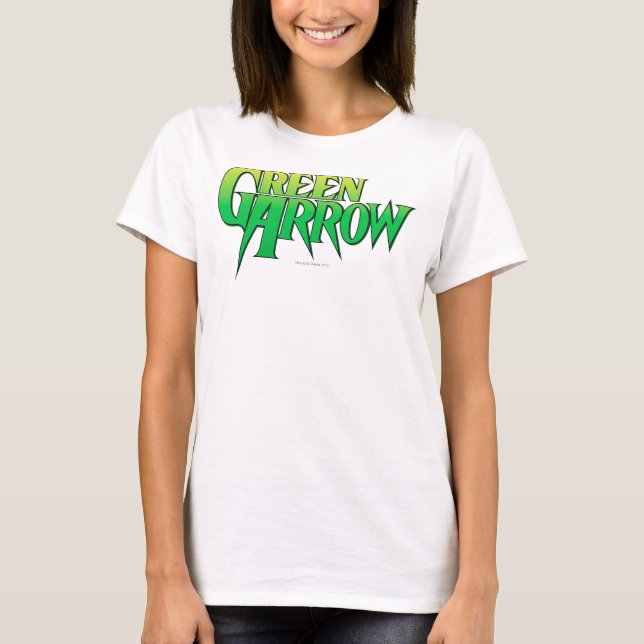 T-shirt Logo Flèche verte 3 (Devant)