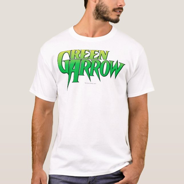 T-shirt Logo Flèche verte 3 (Devant)