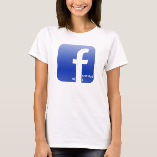 T-shirt Logo frustrant de Facebook d'épouse hilare