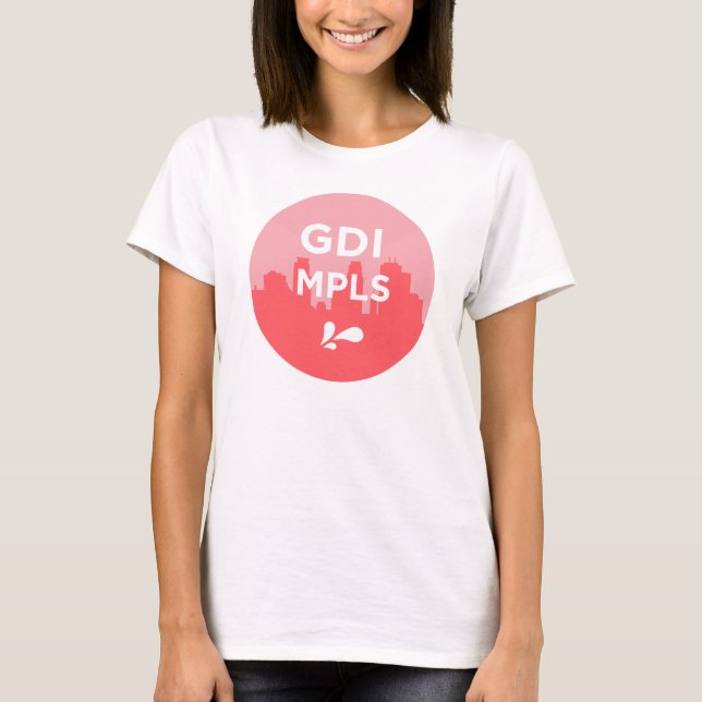 T-shirt Logo GDI MPLS Slouchy Tee (Devant)