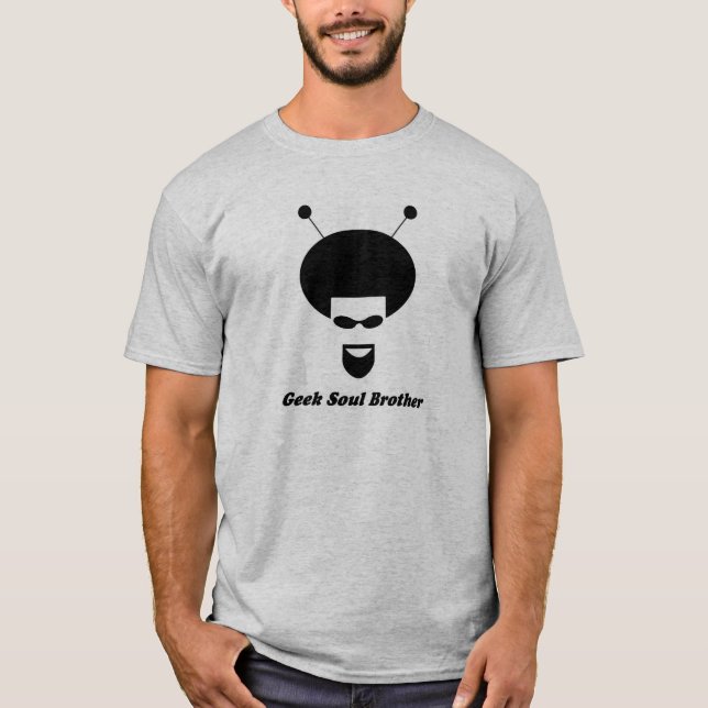 T-shirt Logo geek Soul Brother avec couleur texte (Devant)
