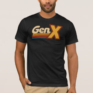 T-shirt Logo Gen X - Rétro