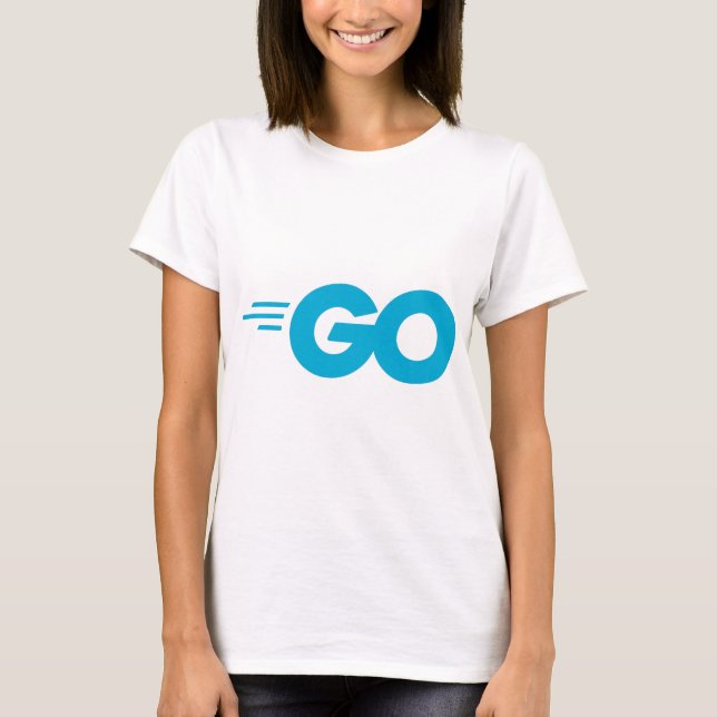 T-shirt Logo Golang (Go Programming Language) (Devant)