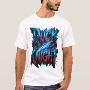 T-shirt Logo graffiti 3D Cyber Chevalier Canard 