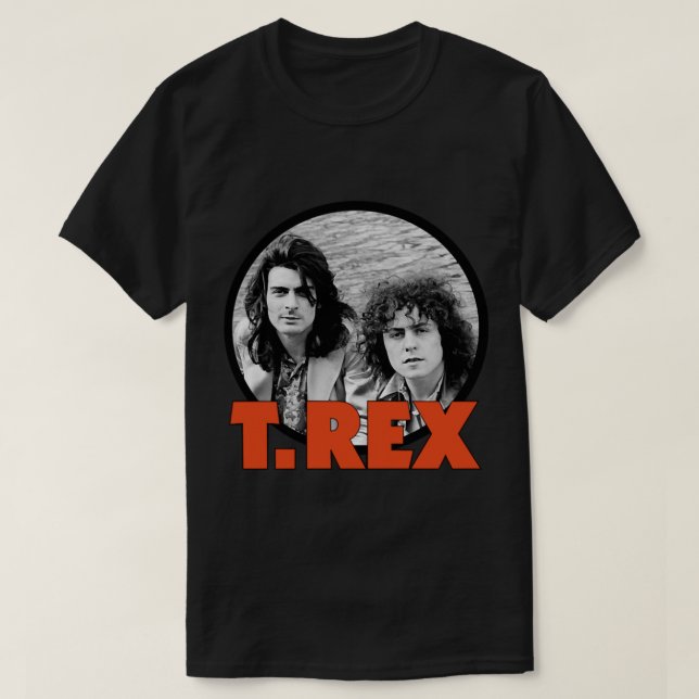 T-shirt Logo Graphic Black Shirt Funny T.Rex Classic Class (Design devant)