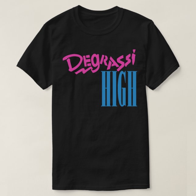 T-shirt Logo haute Degrassi (Design devant)