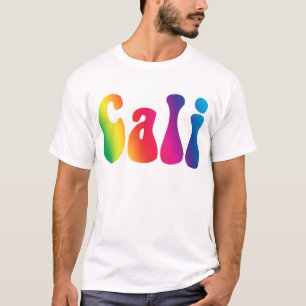 T-shirt Logo Hippie Cali Cravate-Dye California
