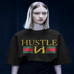 T-shirt Logo Hustle Designer, sweatshirt Hustle