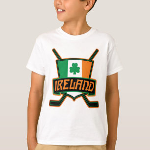 T-shirt Logo irlandais de hockey sur glace de l'Irlande