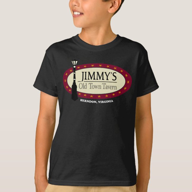 T-shirt Logo JOTT noir de base pour enfant (Devant)