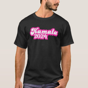 T-shirt Logo Kamala Harris girly Pink 2024