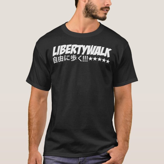 T-shirt Logo Liberty Walk avec caractères japonais Classiq (Devant)