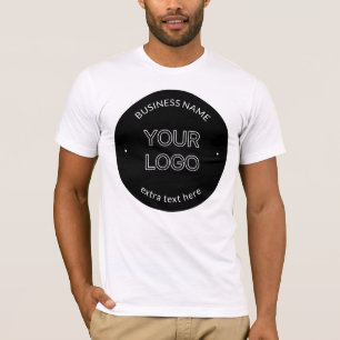 T-shirt Logo modifiable Remplacement et nom de l'entrepris