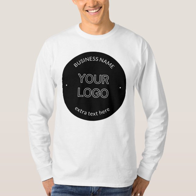 T-shirt Logo modifiable Remplacement et nom de l'entrepris (Devant)