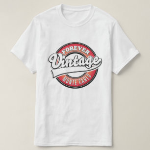 T-shirt logo Monte Carlo vintage pour toujours