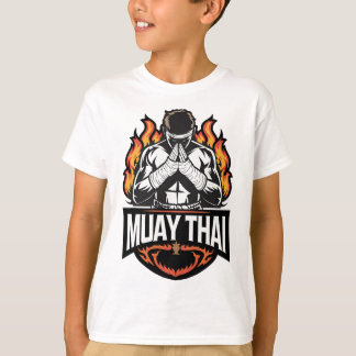 T-shirt Logo Muay Thai - Combattant de Boxe Thaïlandaise 
