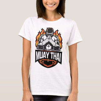 T-shirt Logo Muay Thai - Combattant de Boxe Thaïlandaise 